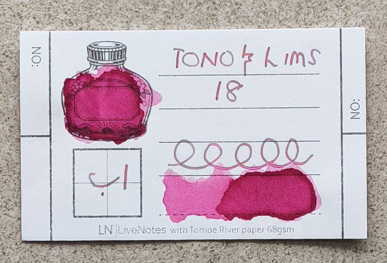 Tono&Lim Standard - I am busy in relaxing 30ml Fountain Pen Ink