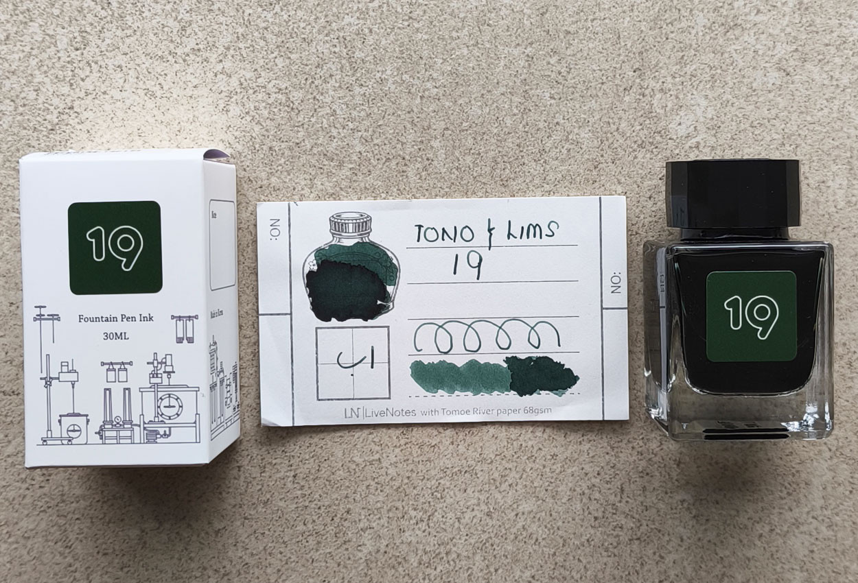 Tono&Lim Standard - I'm wearing the smile you gave me 30ml Fountain Pen Ink