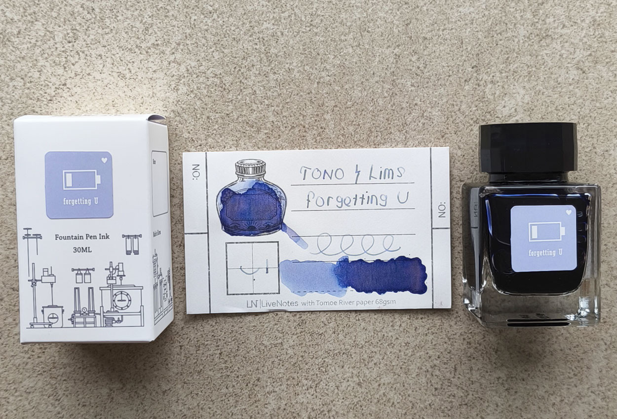 Tono&Lims Forgetting U Color Line 30ml Fountain Pen Ink