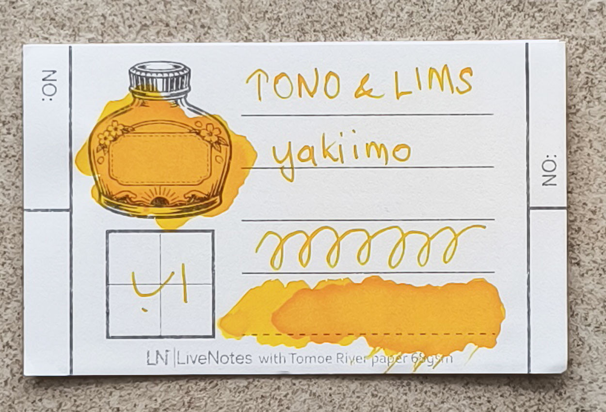 Tono&Lims Yakiimo Baby Color Line 30ml Fountain Pen Ink