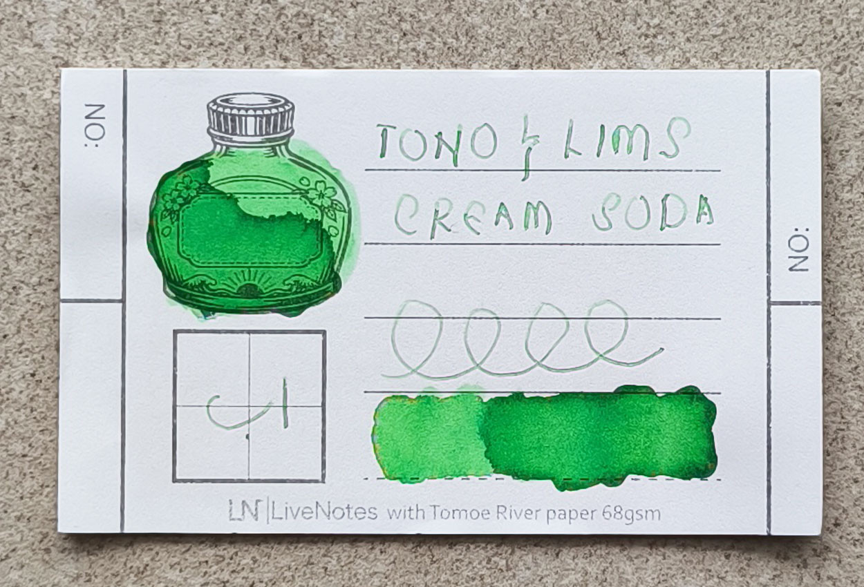 Tono&Lims Cream Soda Baby Color Line 30ml Fountain Pen Ink