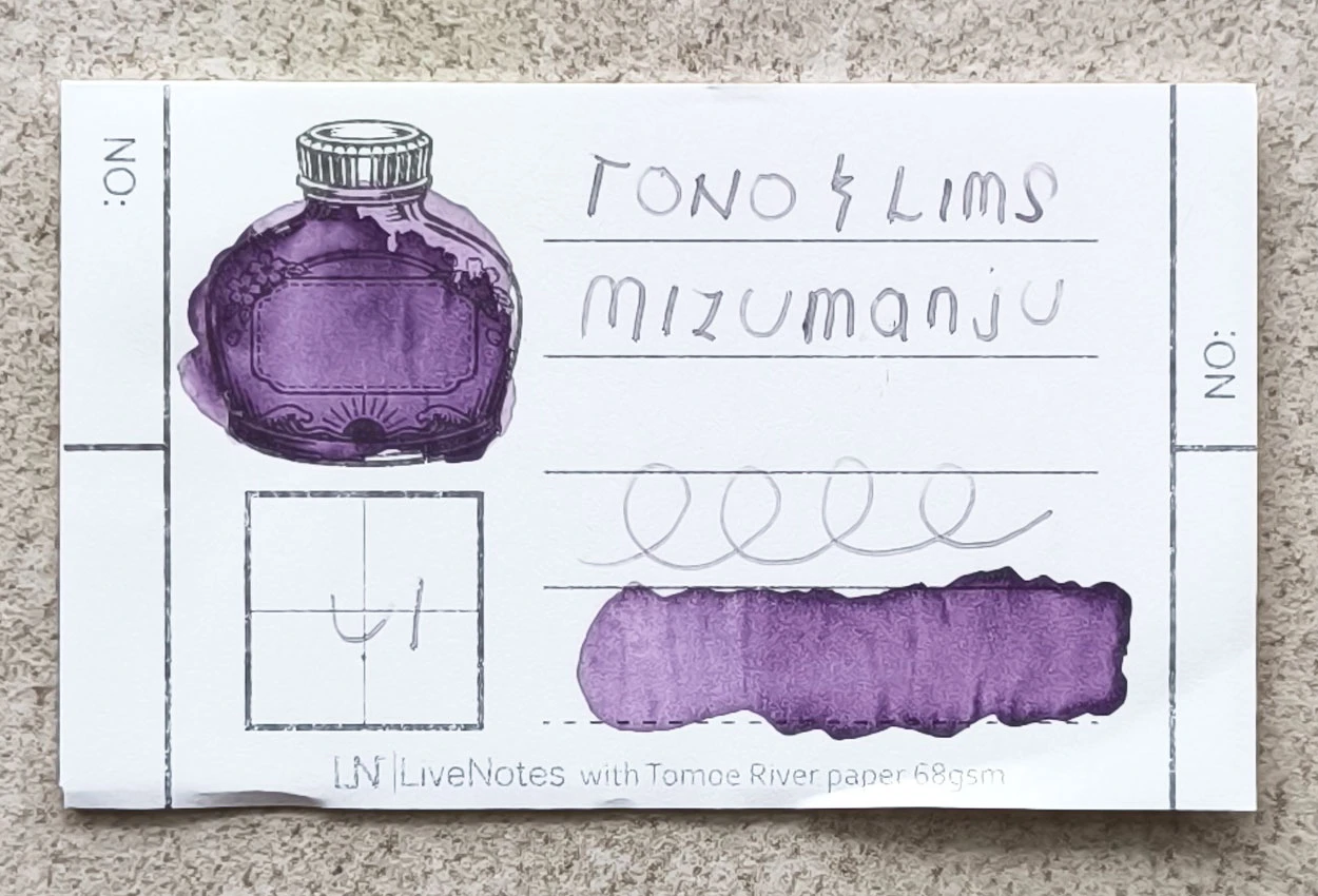 Tono&Lims Mizumanju Baby Color Line 30ml Fountain Pen Ink
