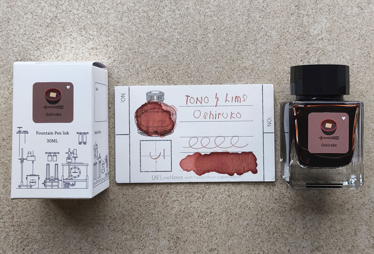 Tono&Lims Oshiruko Baby Color Line 30ml Fountain Pen Ink