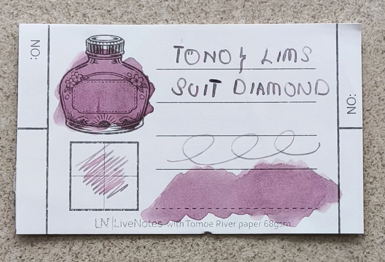 Tono&Lims Suit-Diamond Baby Color Line 30ml Fountain Pen Ink