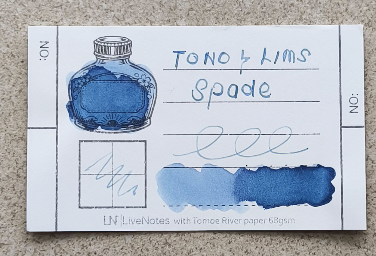 Tono&Lims Suit-Spade Baby Color Line 30ml Fountain Pen Ink