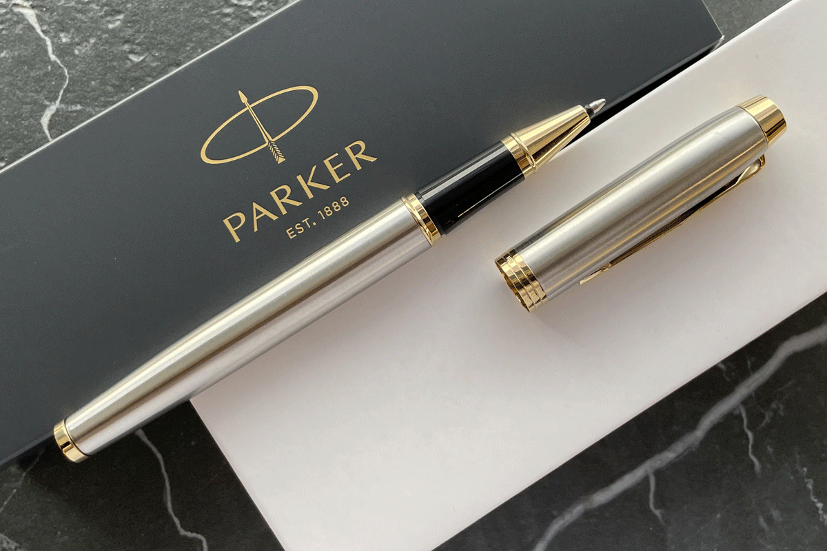 Parker IM Brushed Metal GT Rollerball Pen