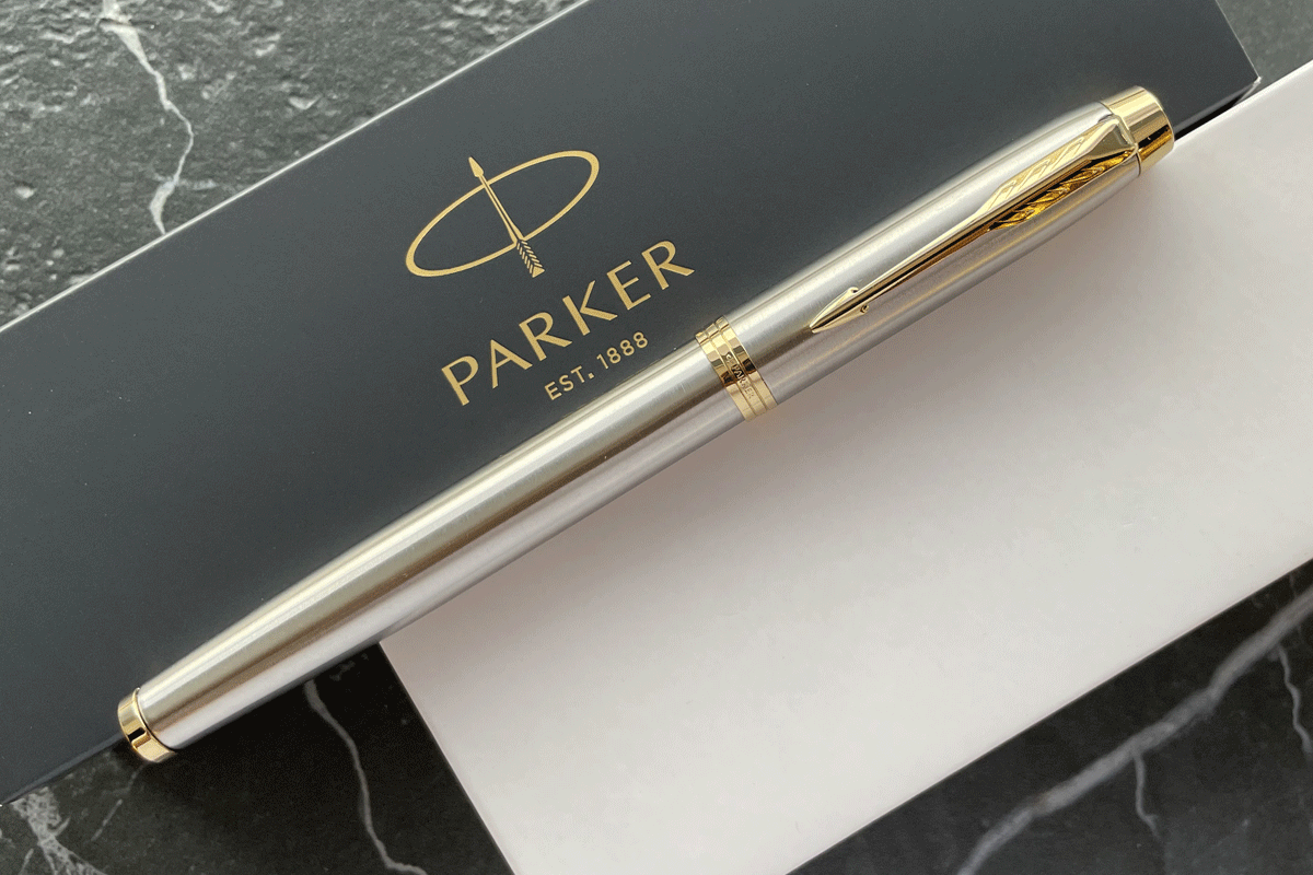 Parker IM Brushed Metal GT Rollerball Pen