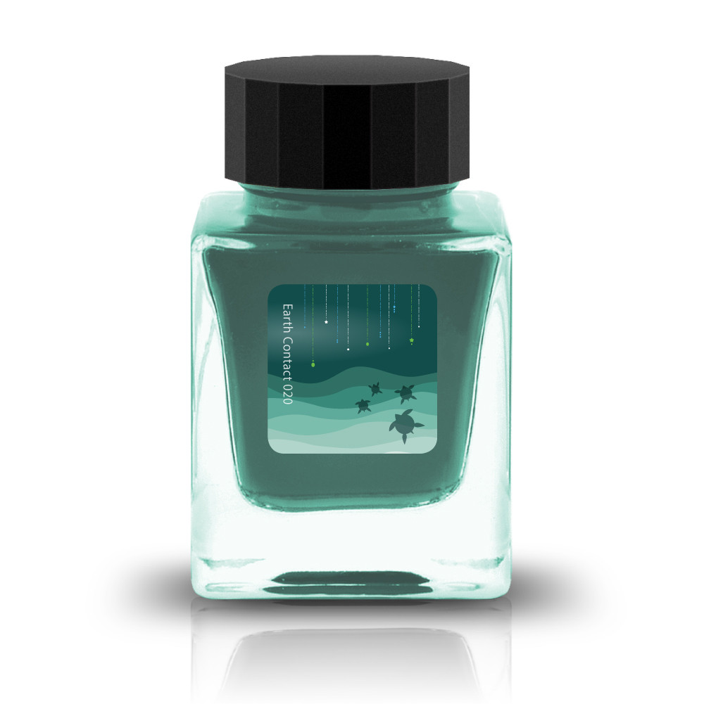 Tono&Lims Jade Earth Contact Line 30ml Shimmer Fountain Pen Ink