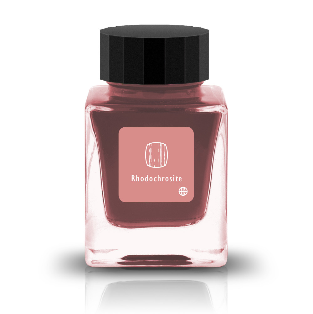 Tono&Lims Rhodochrosite Earth Contact Line 30ml Shimmer Fountain Pen Ink