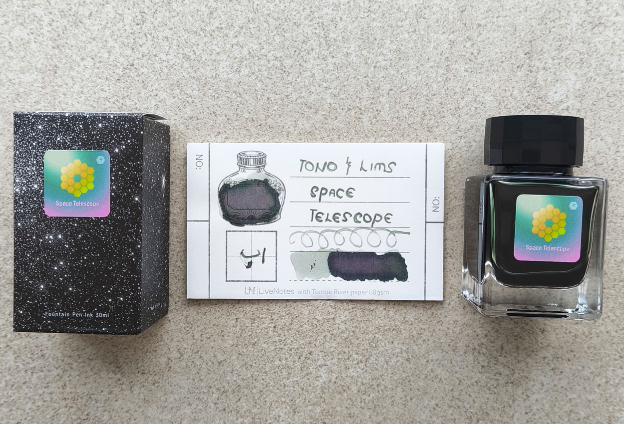 Tono&Lims Space Telescope - DEEEP SPACE 30ml Fountain Pen Ink