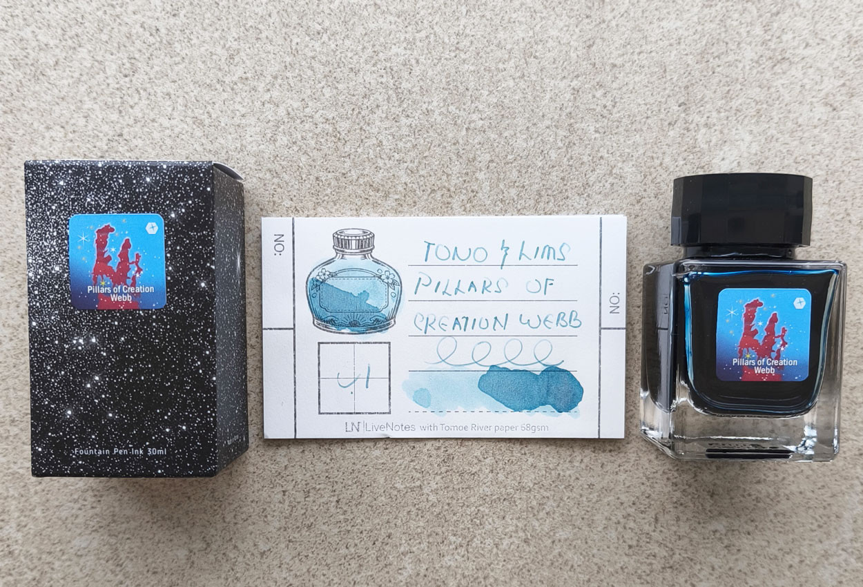 Tono&Lims Pillars of Creation Webb - DEEEP SPACE 30ml Fountain Pen Ink