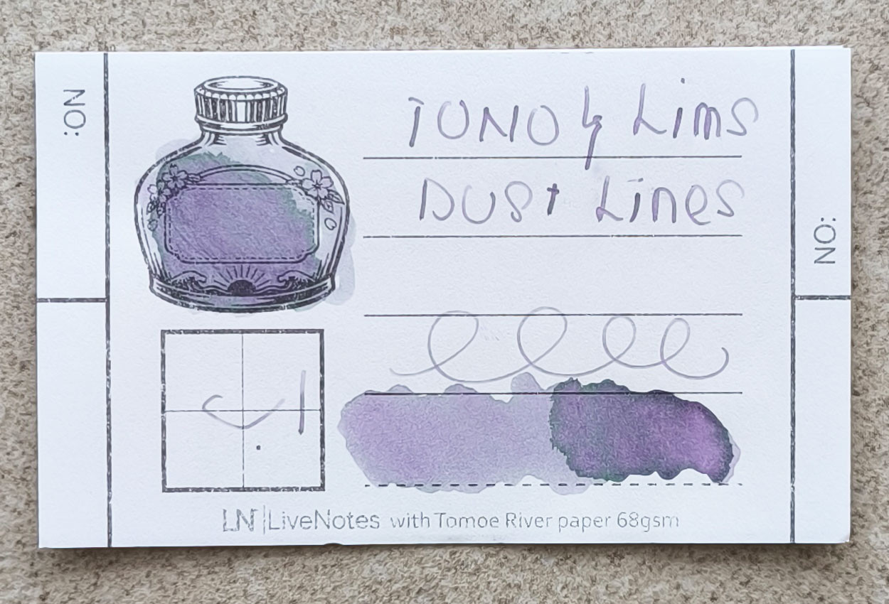 Tono&Lims Dust Lanes - DEEEP SPACE 30ml Fountain Pen Ink
