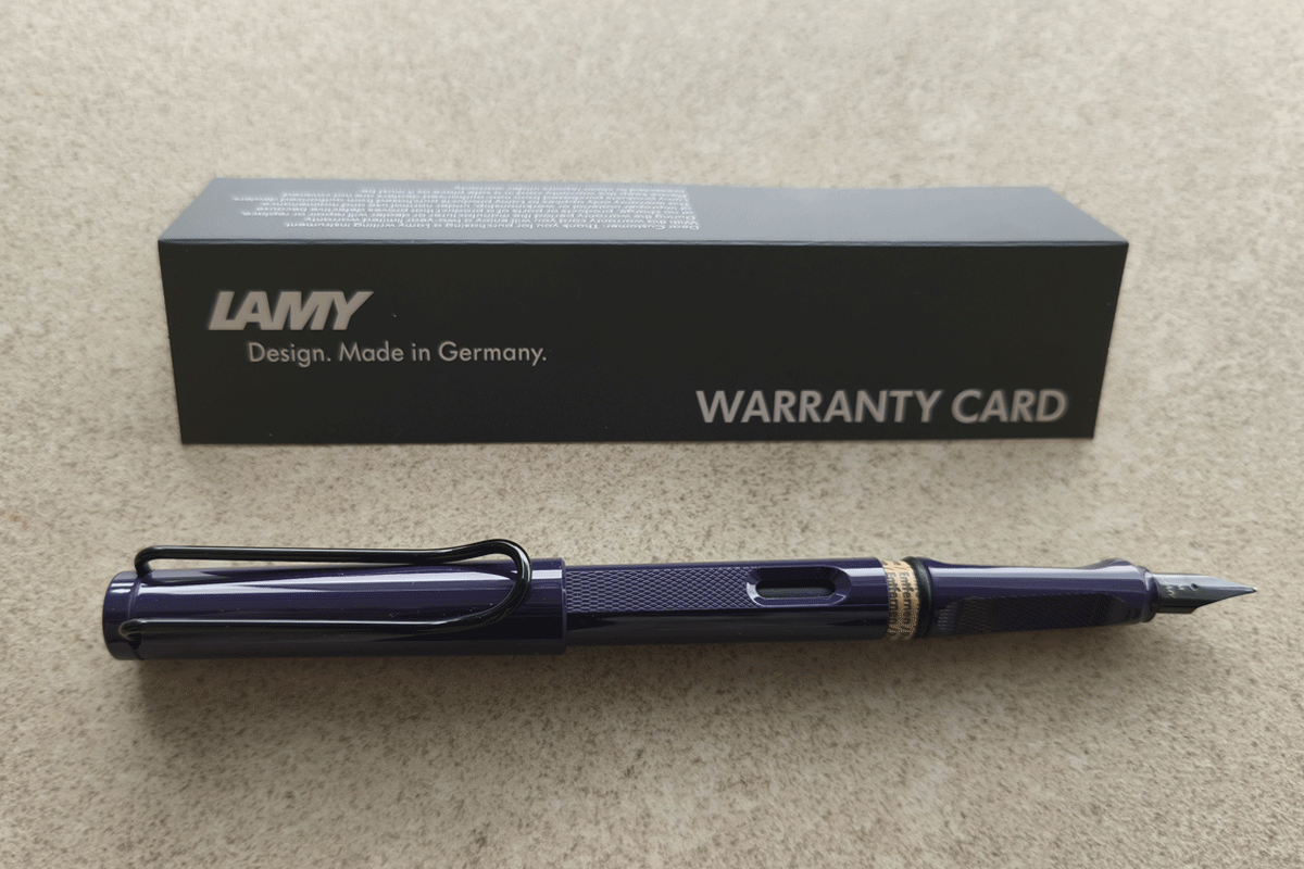 Lamy Safari Meteora Purple Fountain Pen (SE 2026)