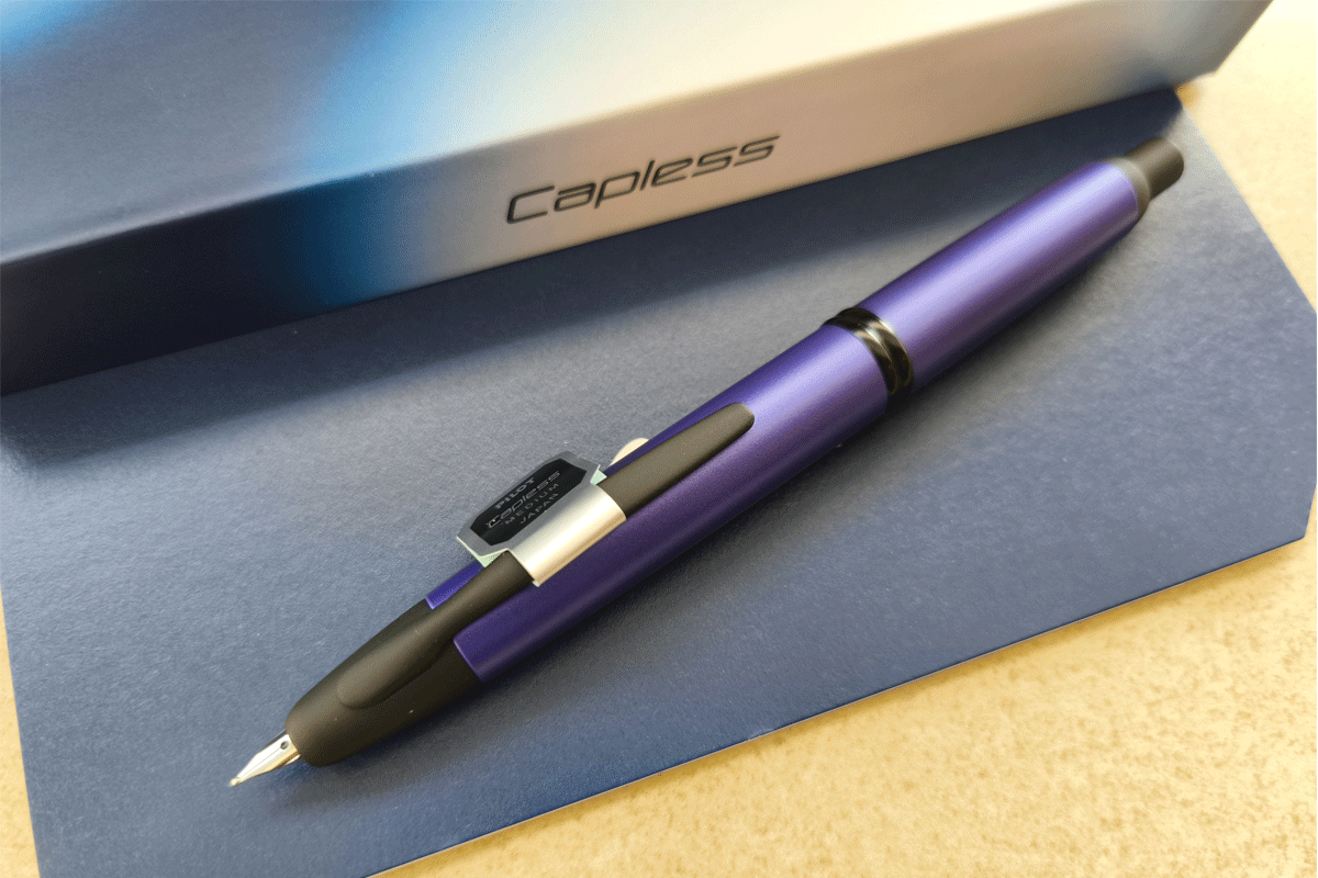 Pilot Capless Special Alloy Fountain Pen Matte Purple Limited Edition