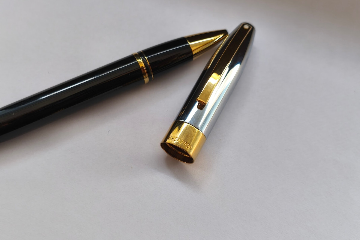 Sheaffer Legacy 9065 Black and Chrome Cap Rollerball