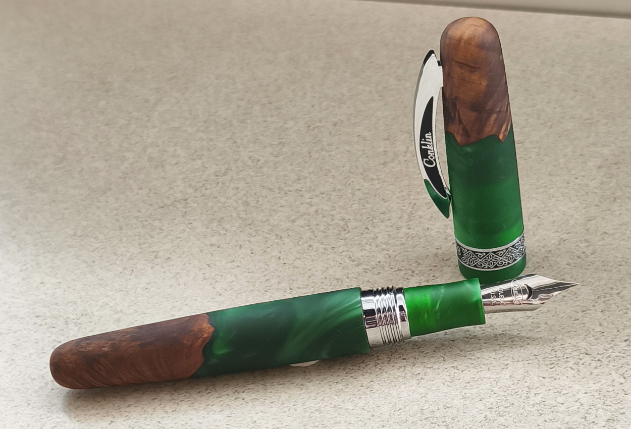 Conklin 1898 LE Spectra Fusion Green CT Fountain Pen