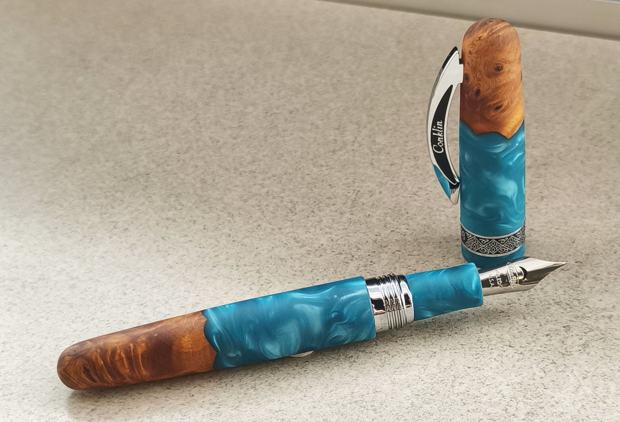 Conklin 1898 LE Spectra Fusion Blue CT Fountain Pen