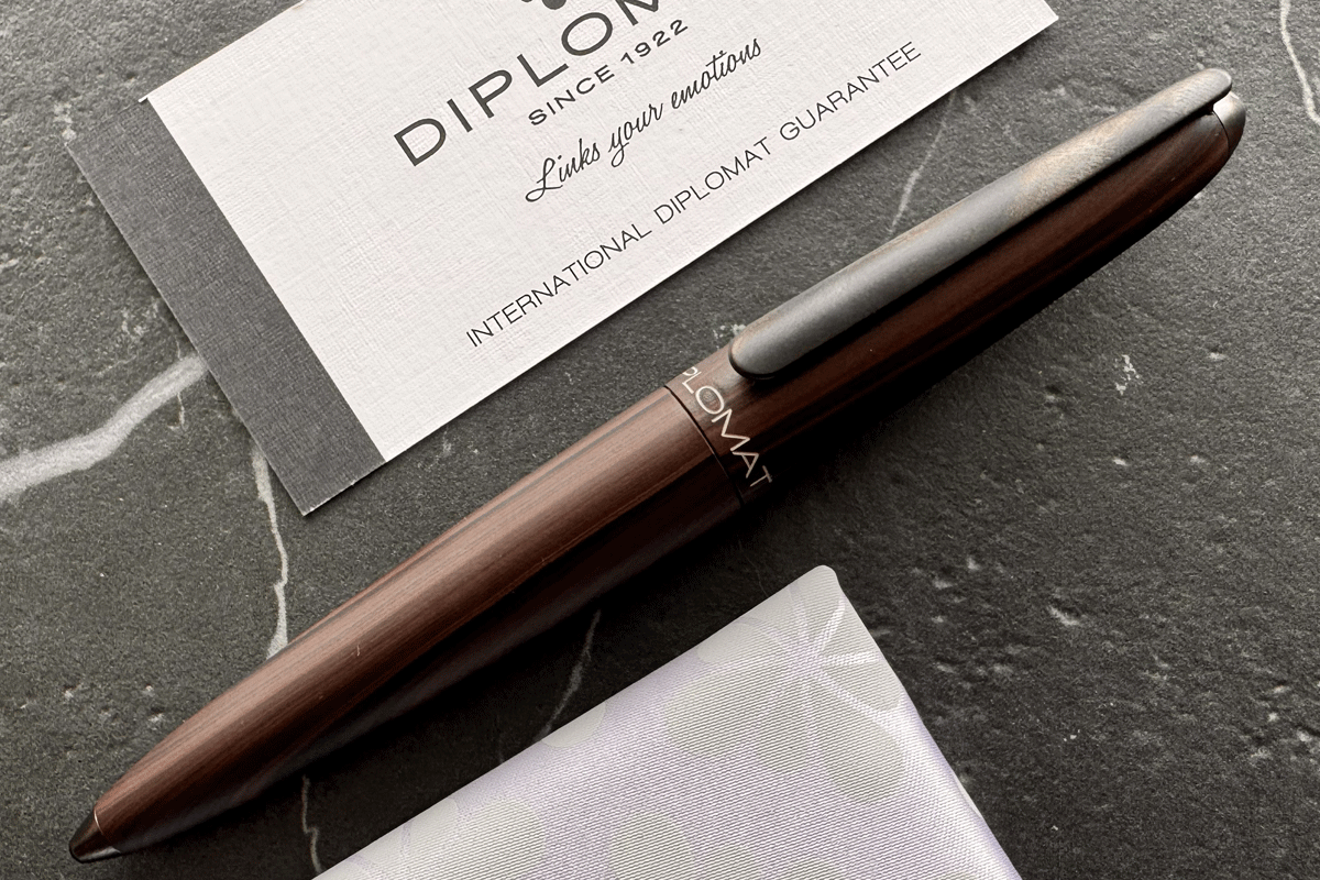 Diplomat Aero Black Forest Fountain Pen