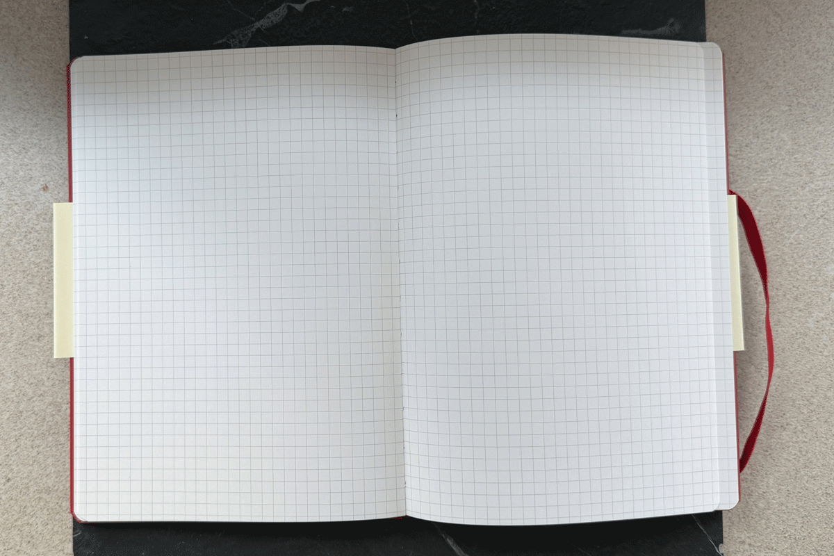 Apica Premium C.D. Hardcover Notebook A5 Square Grid 192 Pages