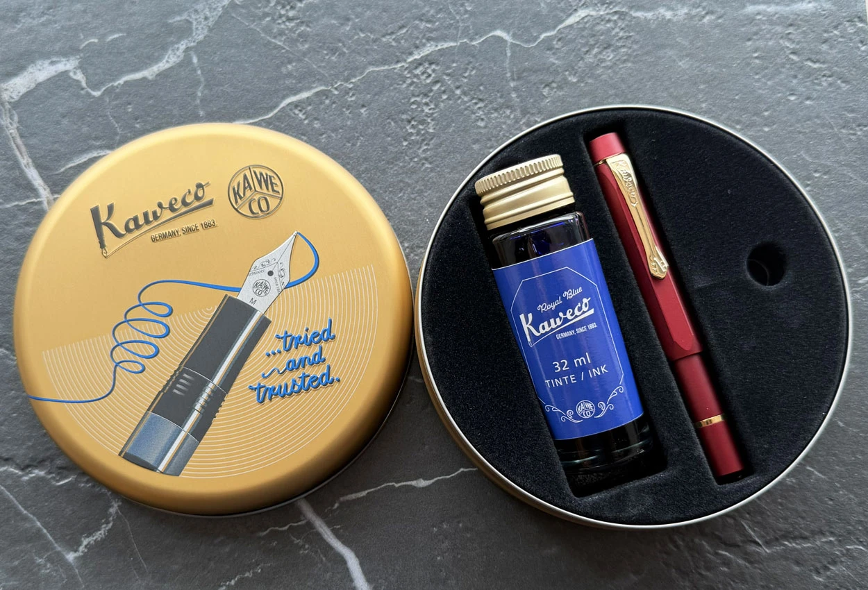 Kaweco AL Sport Piston Filler Bordeaux GT Fountain Pen 