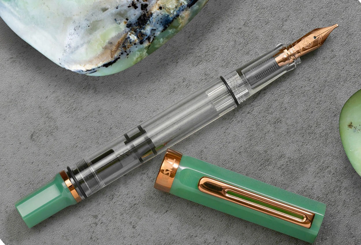 TWSBI ECO Jade Jelly with Bronze Fountain Pen