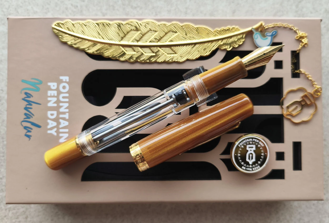 Nahvalur Original Plus  Amber GT Fountain Pen Day 2026