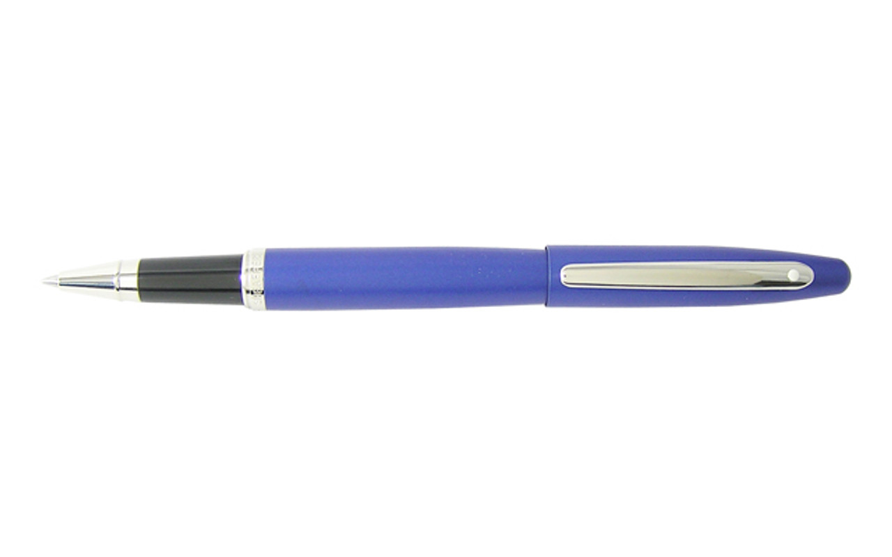 Sheaffer VFM Neon Blue Nickel Rollerball Pen