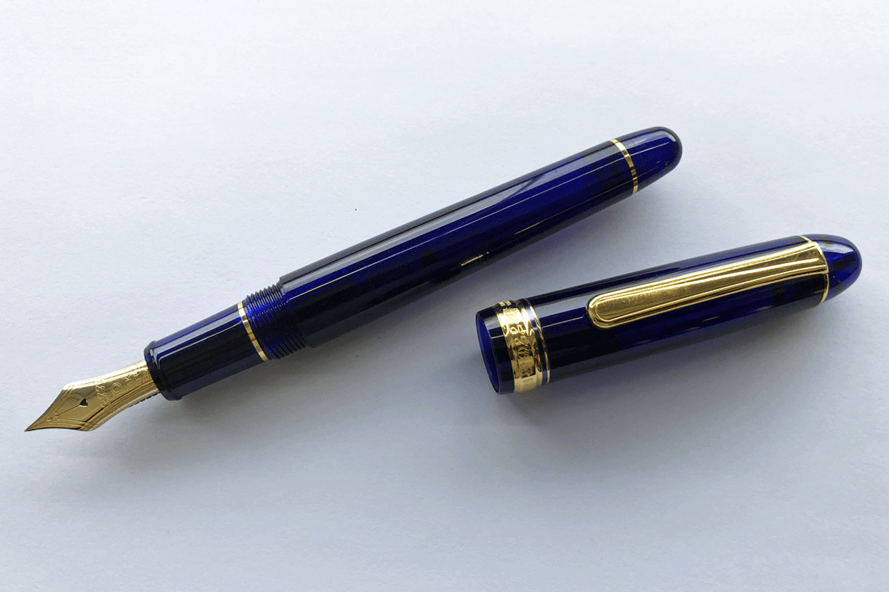 Platinum 3776 Century Chartres Blue Fountain Pen