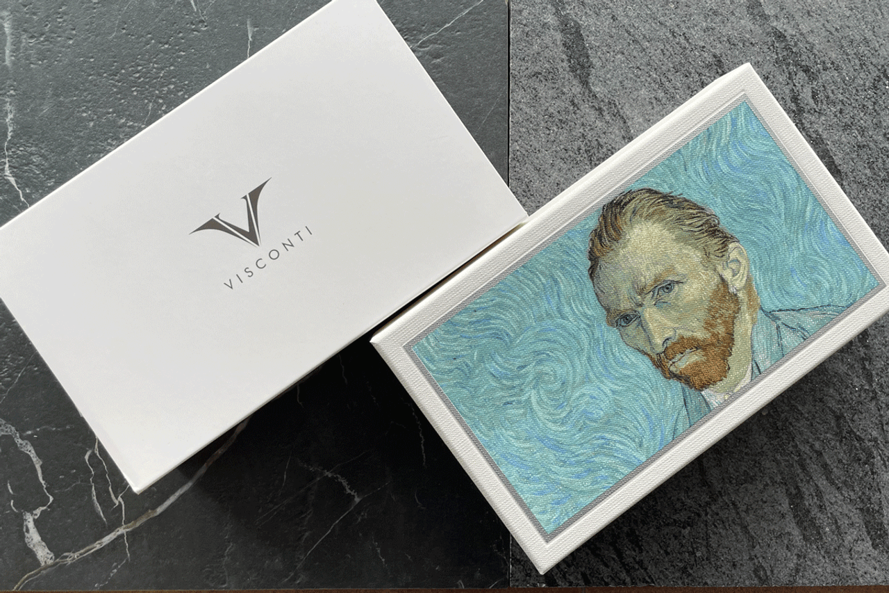 Visconti Van Gogh 2012 Potrait Blue Fountain Pen Gift Set