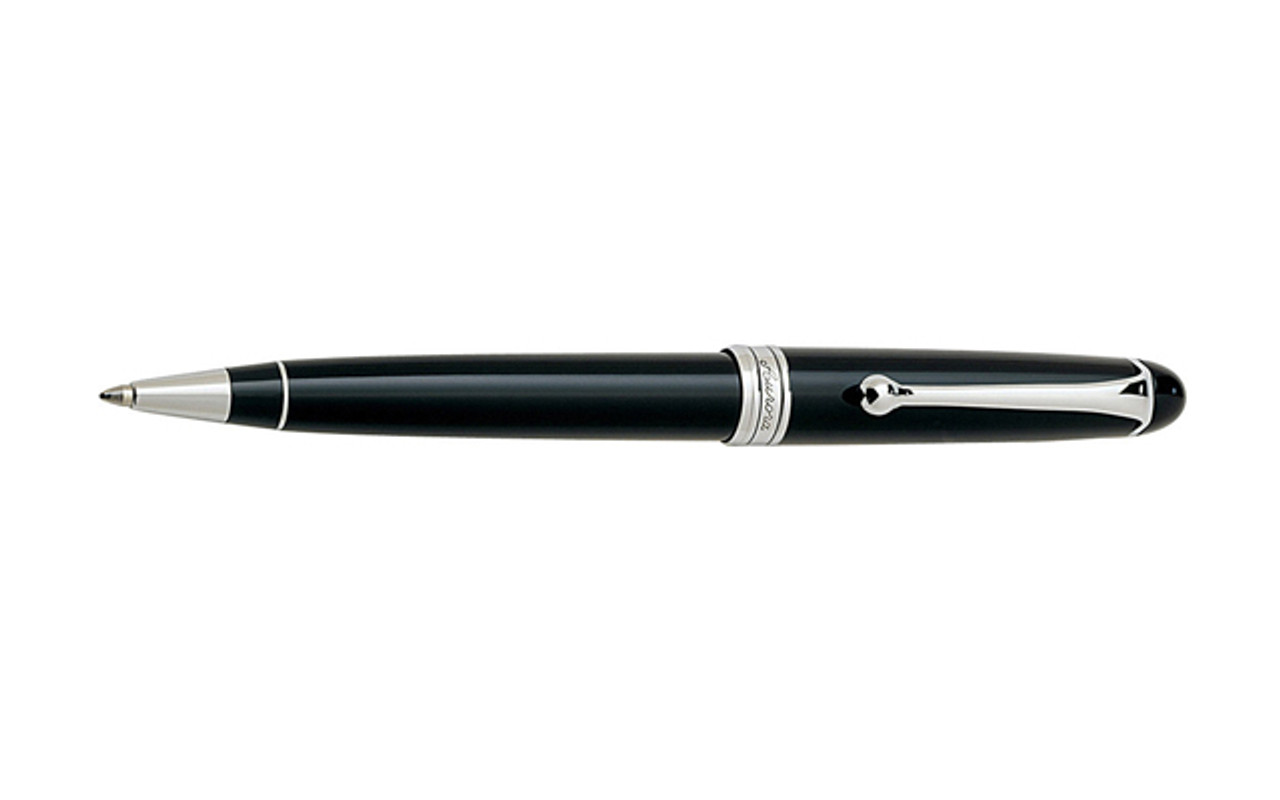 Aurora 88 Black Chrome Plated Trim Ballpoint Pen