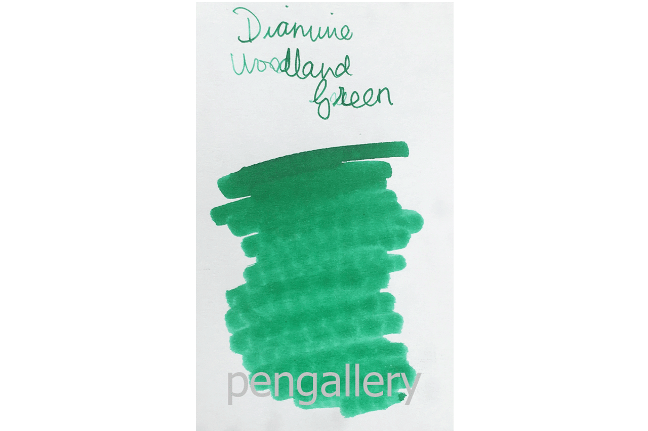 Diamine Woodland Green Fountain Pen 80ml Bottle Ink