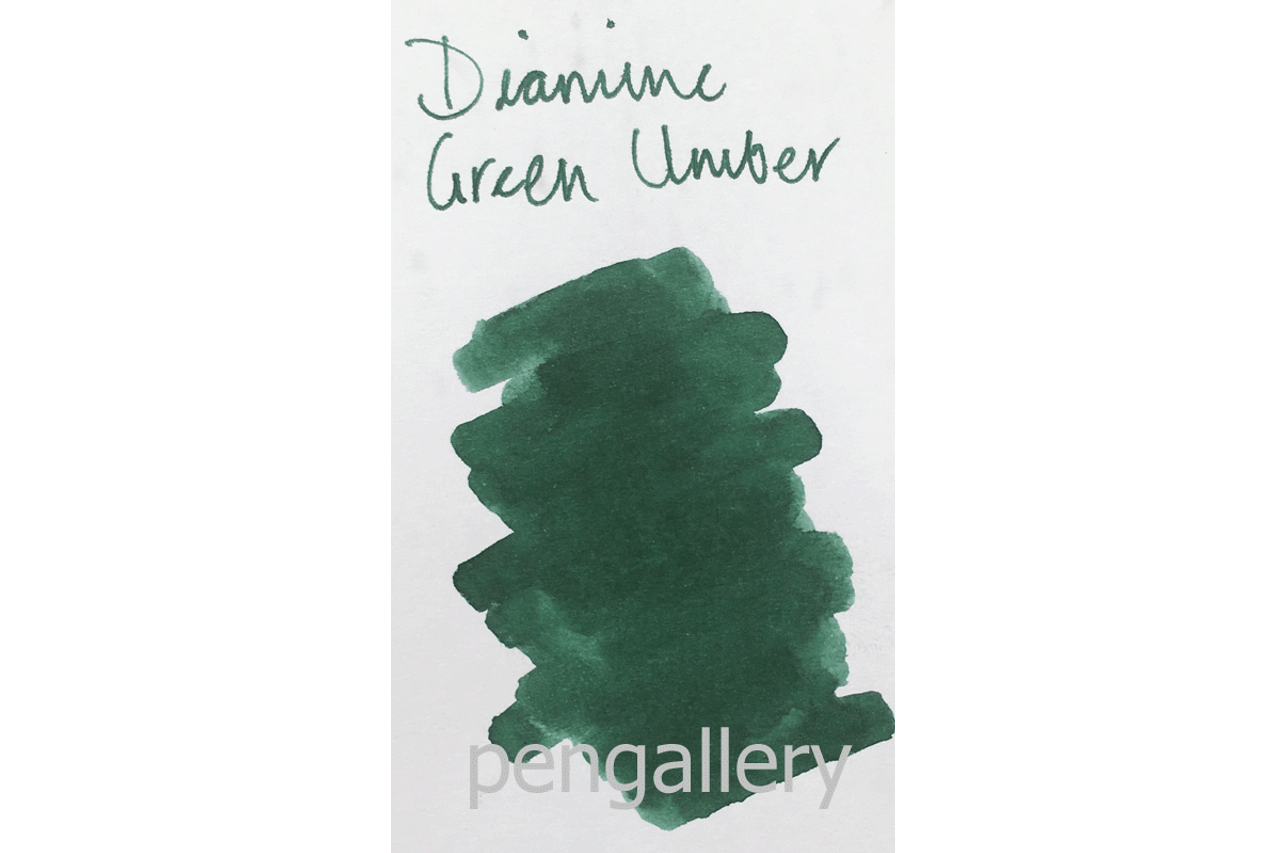 Diamine Green Umber Fountain Pen 80ml Bottle Ink