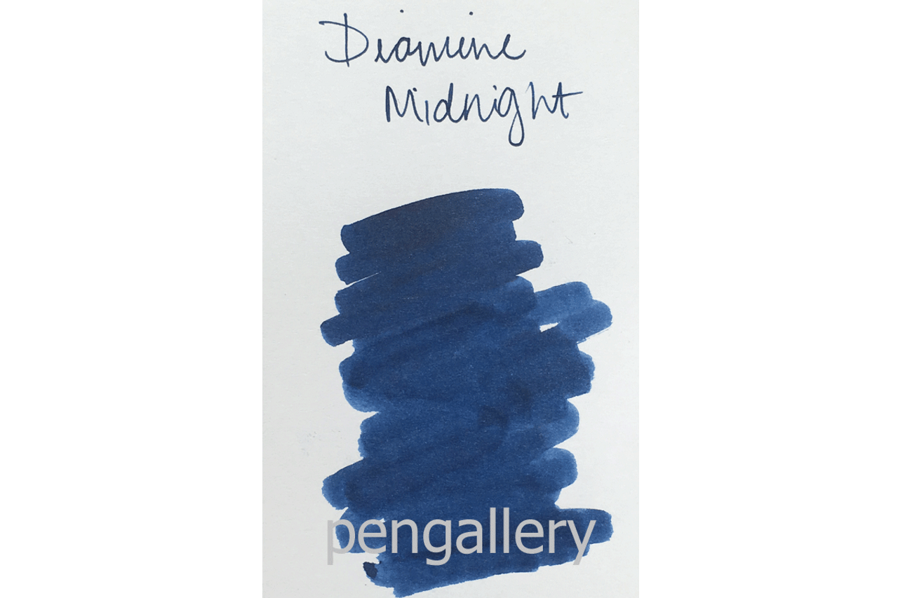 Diamine Midnight Fountain Pen 80ml Bottle Ink