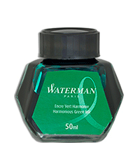 Waterman Fountain Pen 50ml Bottle Ink Harmonious Green