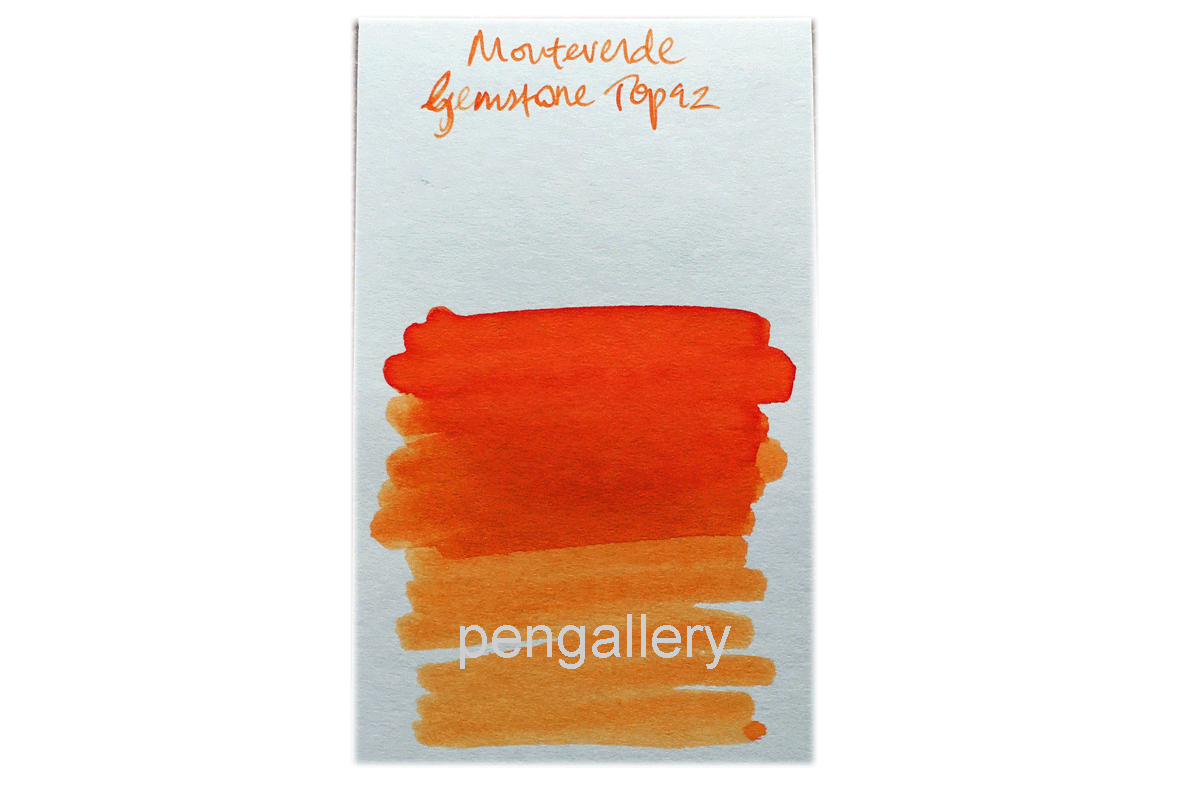 Monteverde Fountain Pen 30ml Bottle Ink Gemstone Topaz