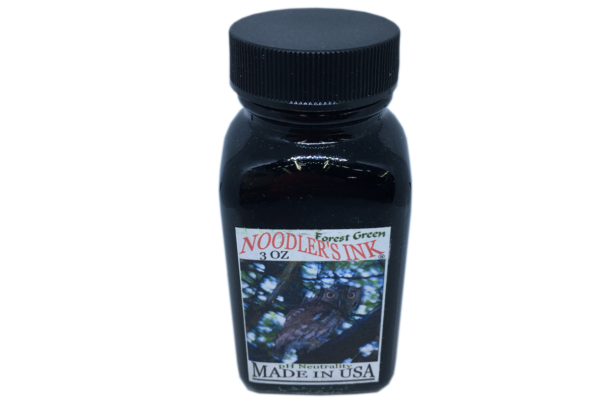 Noodler's Fountain Pen 3oz  Bottle Ink Forest Green