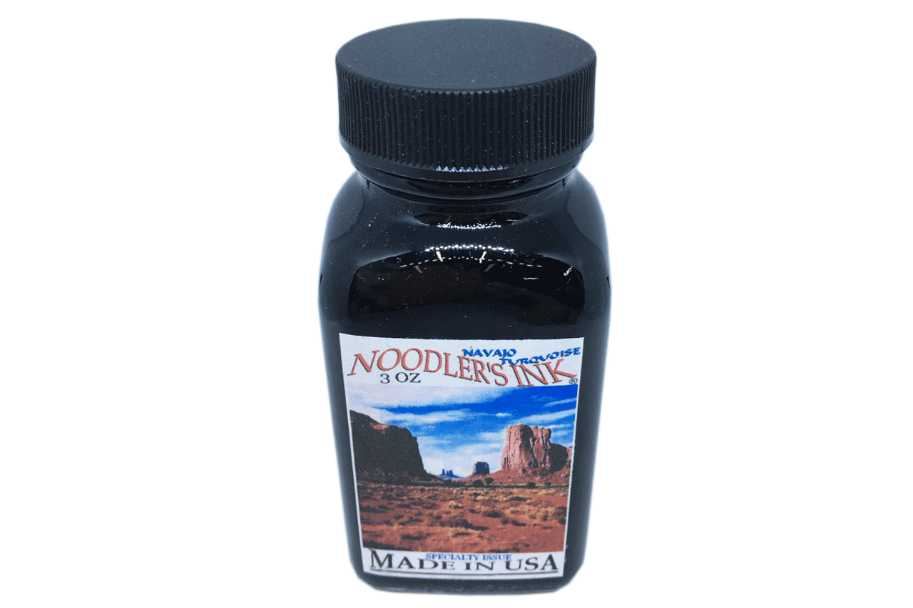 Noodler's Fountain Pen 3oz  Bottle Ink Navajo Turquoise