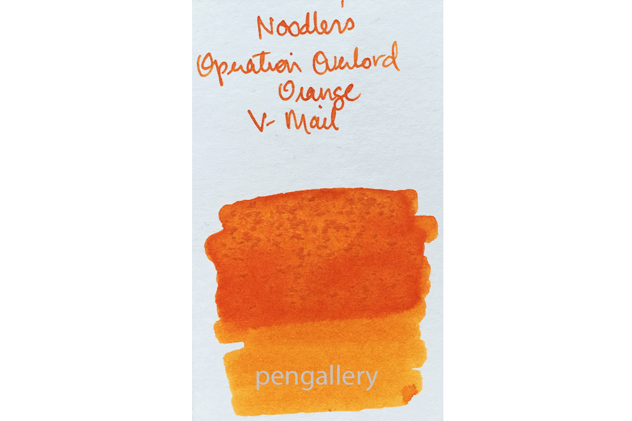 Noodler's Fountain Pen 3oz  Bottle Ink VMail Operation Overlord Orange