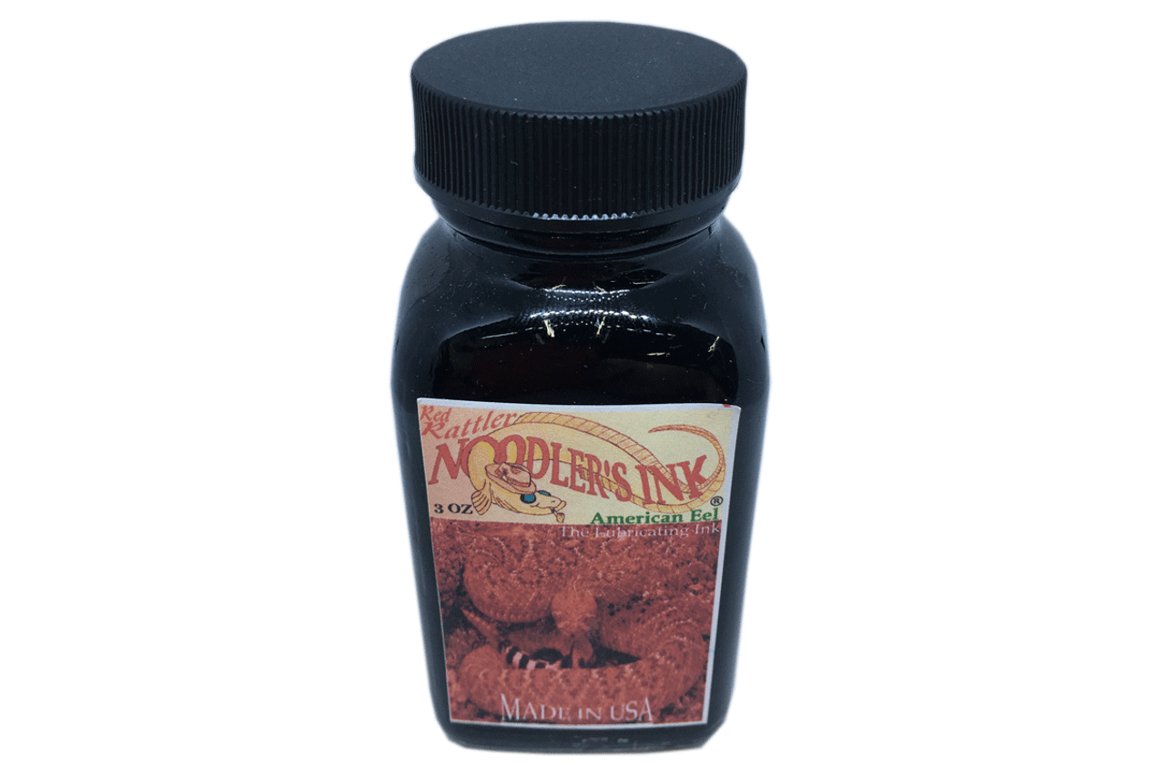 Noodler's Fountain Pen 3oz  Bottle Ink Eel Rattler Red