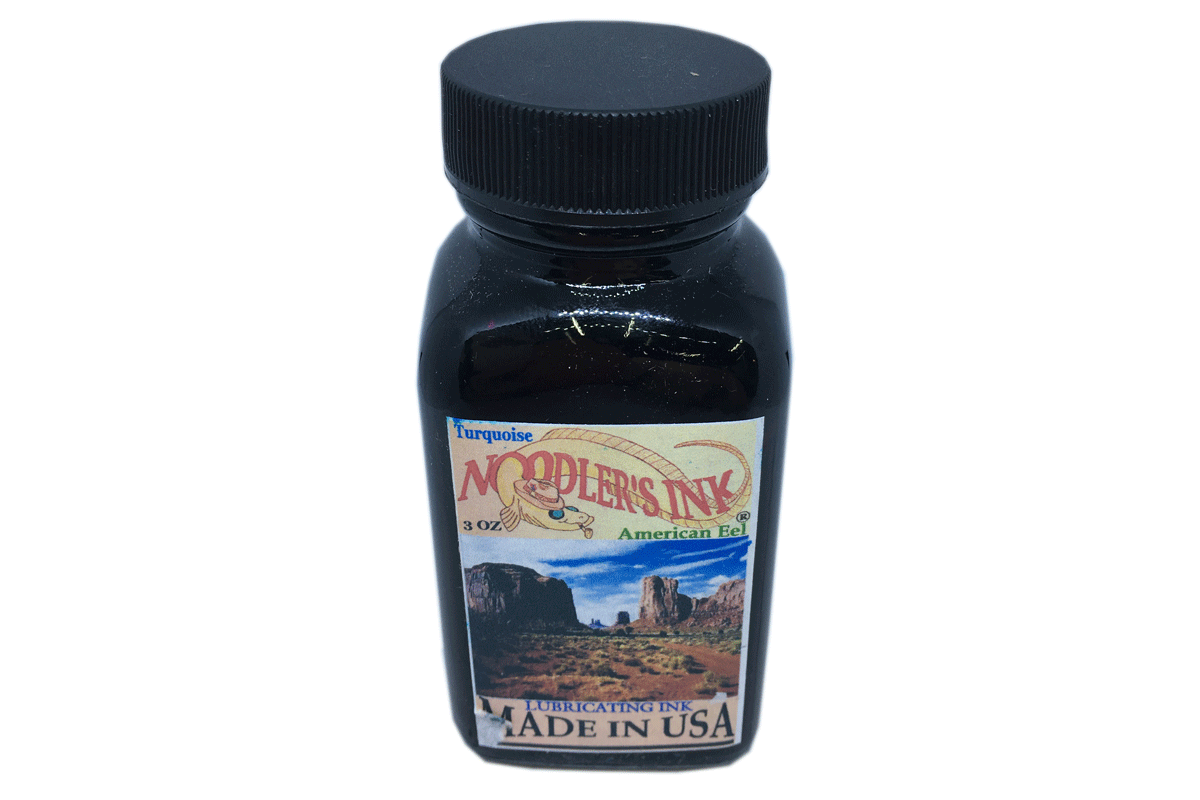 Noodler's Fountain Pen 3oz  Bottle Ink Eel Turquoise