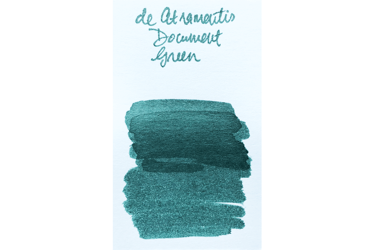 De Atramentis Green Fountain Pen 35ml Bottle Ink Document Ink