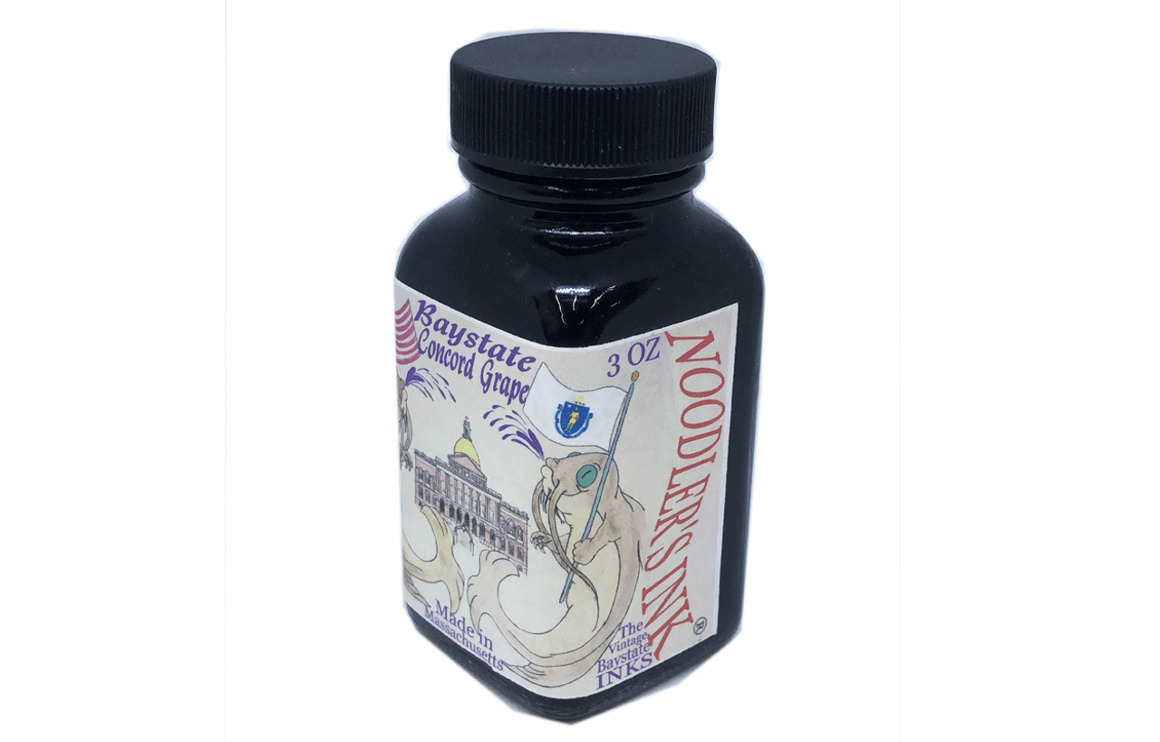 Noodler's Fountain Pen 3oz  Bottle Ink Baystate Concord Grape