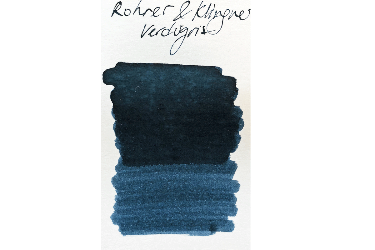 Rohrer & Klingner 50 ml Bottle Writing Ink Verdigris