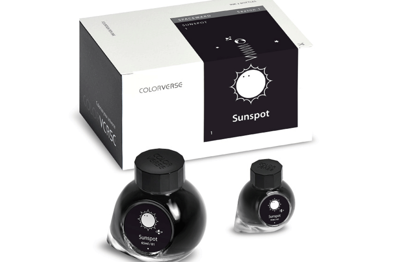 Colorverse Sunspot Fountain Pen 65ml +15ml Bottle Ink Spaceward Season 1