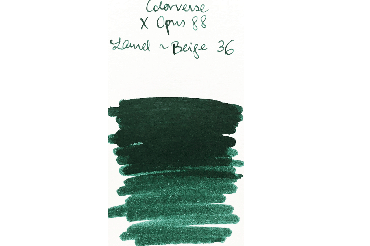 Colorverse Opus Laurel Fountain Pen 65ml +15ml Bottle Ink Project