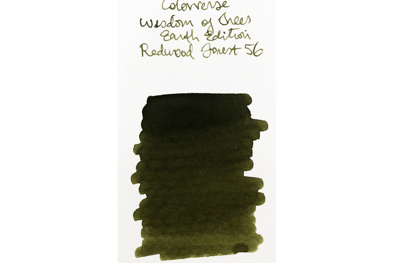 Colorverse Coast Redwood & Redwood Forest Fountain Pen 65ml +15ml Bottle Ink Wisdom of Trees Earth Edition