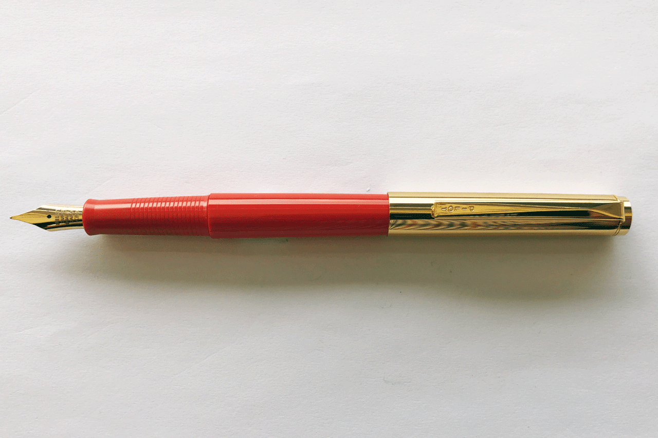 Pilot Tank Non Self Filling Eye Dropper Fountain Pen Red