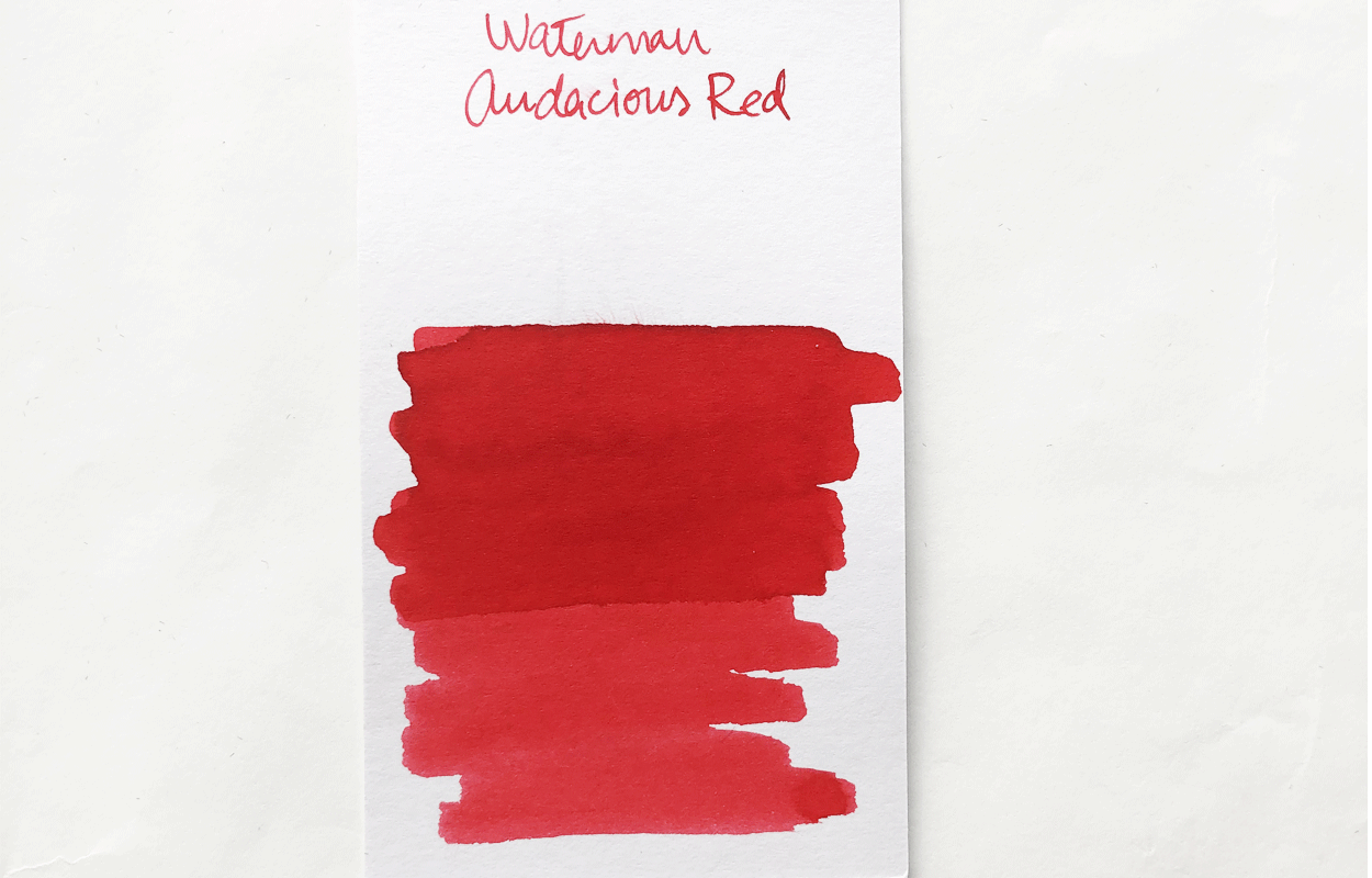 Waterman Fountain Pen 50ml Bottle Ink Audacious Red