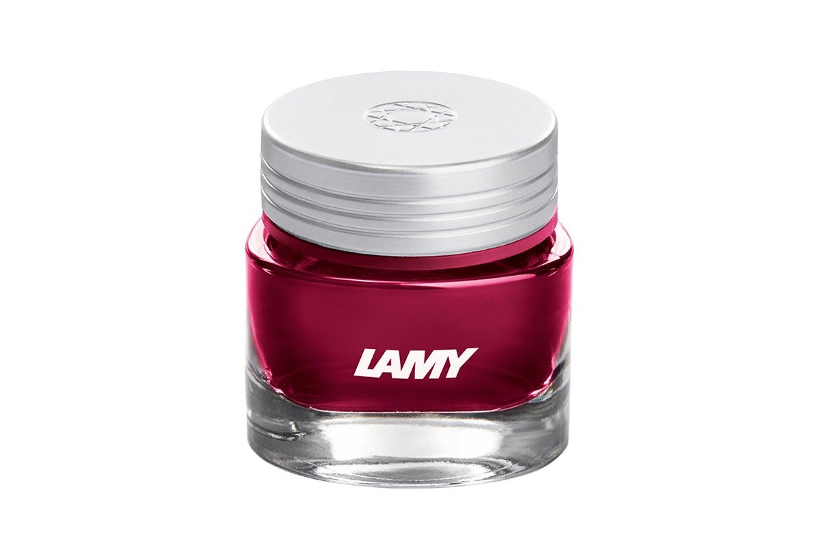Lamy Fountain Pen Ruby 30ml T53 Crystal Ink Bottle Ink