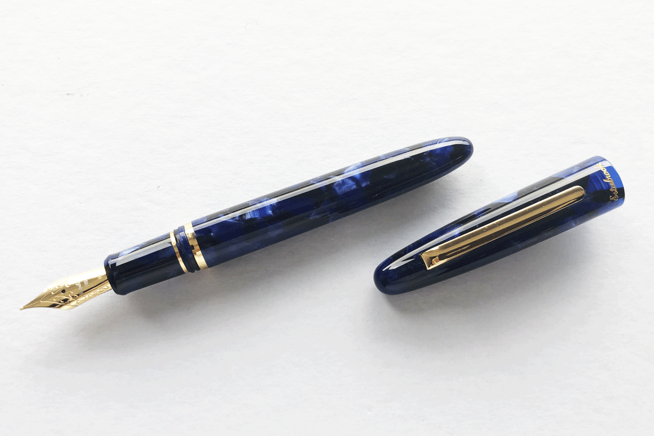 Esterbrook Estie Cobalt Blue /& Gold Plated Trim Fountain Pen